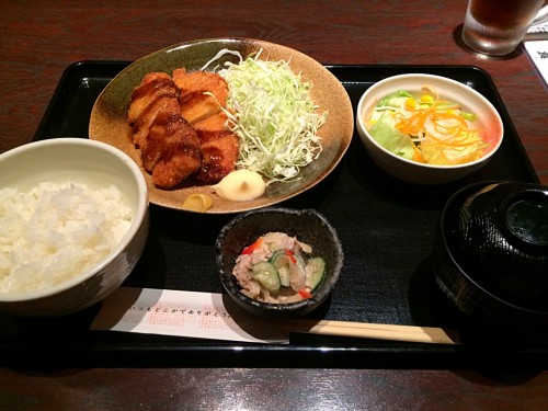 豚バラとんかつ定食 豚バラとんかつ定食
