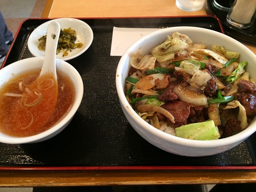 レバ野菜丼 レバ野菜丼